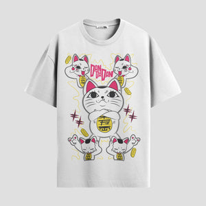 Playera urbana de anime y gaming ExtraLife MX, corte Classic Premium unisex ligero y transpirable en color Deep Black y Pure White, ropa de uso diario para gym y casual.