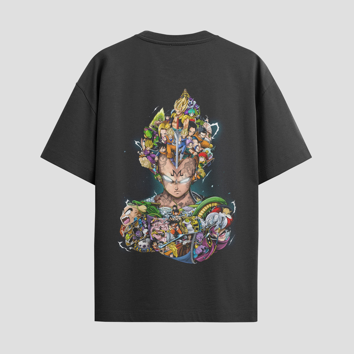 Playera urbana de anime y gaming ExtraLife MX, corte Classic Premium unisex ligero y transpirable en color Deep Black y Pure White, ropa de uso diario para gym y casual.