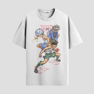 Playera urbana de anime y gaming ExtraLife MX, corte Classic Premium unisex ligero y transpirable en color Deep Black y Pure White, ropa de uso diario para gym y casual.
