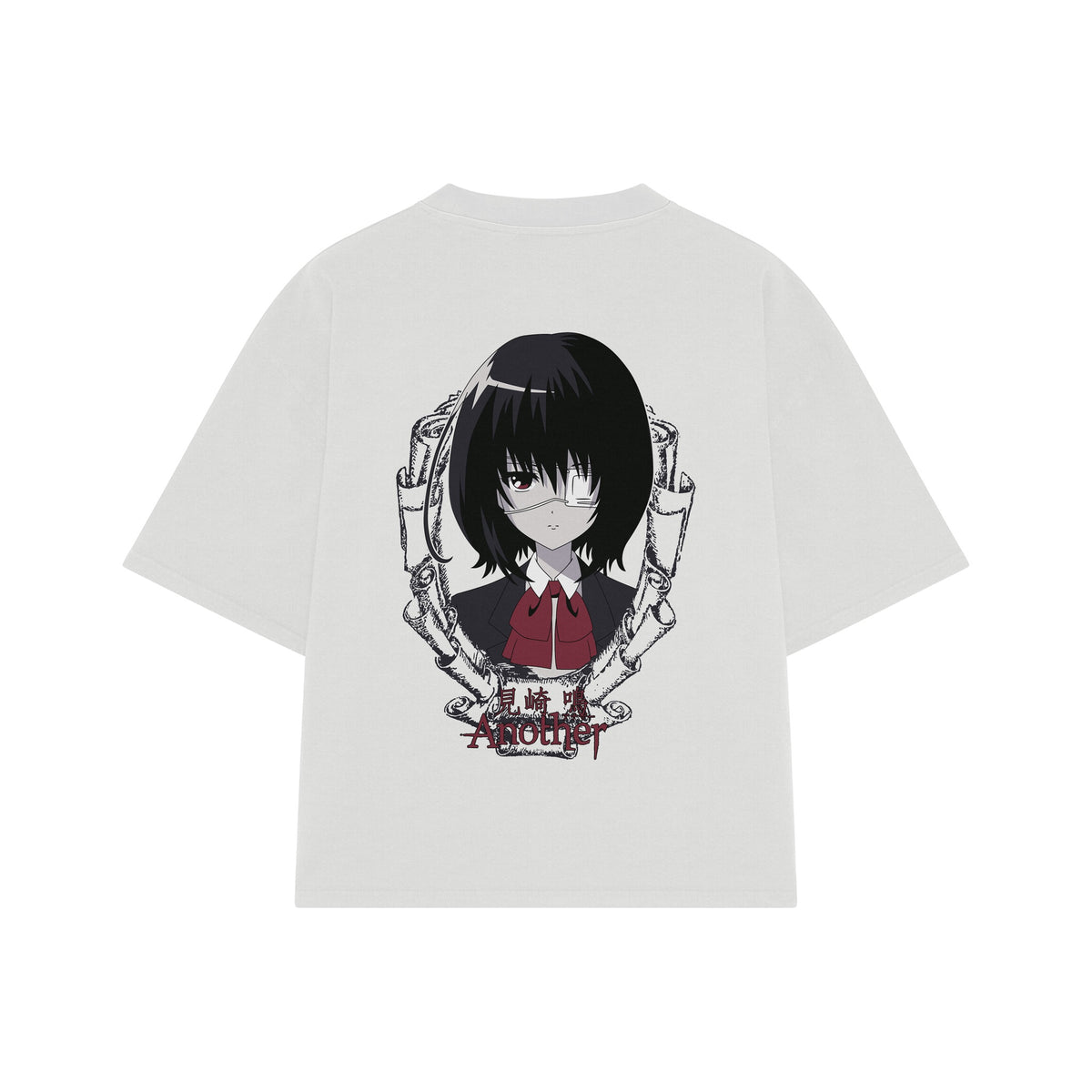 Playera streetwear premium de anime y gaming ExtraLife MX, corte oversized drop shoulder ligero y fresco en color Deep Black y Off-White, moda urbana mexicana de culto.