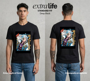 El Ragnarok Final | Rey del Inframundo #04813 - Playera Standard Fit | Deep Black - Foto en modelo