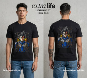 El Poder de las Esferas | Príncipe Mecanizado #04820 - Playera Standard Fit | Deep Black - Foto en modelo