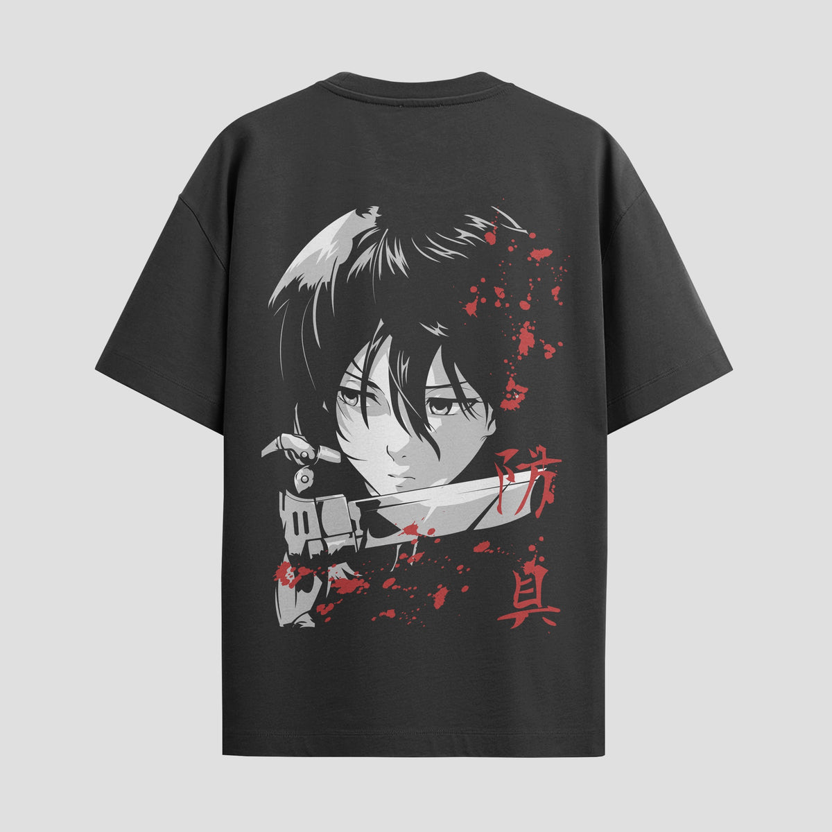 Playera urbana de anime y gaming ExtraLife MX, corte Classic Premium unisex ligero y transpirable en color Deep Black y Pure White, ropa de uso diario para gym y casual.
