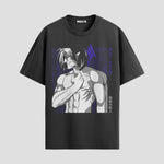 Playera urbana de anime y gaming ExtraLife MX, corte Classic Premium unisex ligero y transpirable en color Deep Black y Pure White, ropa de uso diario para gym y casual.