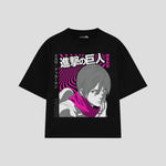 Playera streetwear premium de anime y gaming ExtraLife MX, corte oversized drop shoulder ligero y fresco en color Deep Black y Off-White, moda urbana mexicana de culto.