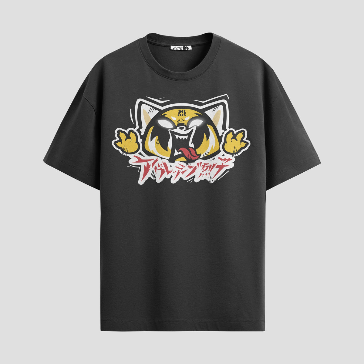 Playera urbana de anime y gaming ExtraLife MX, corte Classic Premium unisex ligero y transpirable en color Deep Black y Pure White, ropa de uso diario para gym y casual.