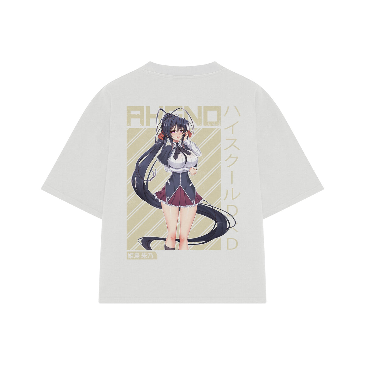 Playera streetwear premium de anime y gaming ExtraLife MX, corte oversized drop shoulder ligero y fresco en color Deep Black y Off-White, moda urbana mexicana de culto.