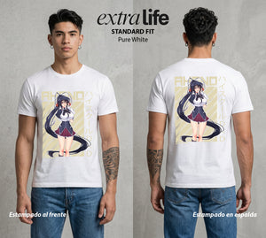 El Club del Diablo | La Demonia del Bien #00013 - Playera Standard Fit | Pure White - Foto en modelo