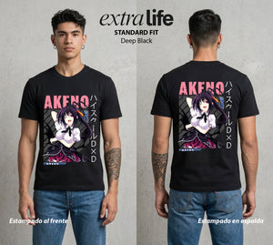 El Club del Diablo | La Miko del Poder #00014 - Playera Standard Fit | Deep Black - Foto en modelo
