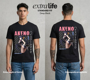 El Club del Diablo | La Demonia del Bien #00015 - Playera Standard Fit | Deep Black - Foto en modelo