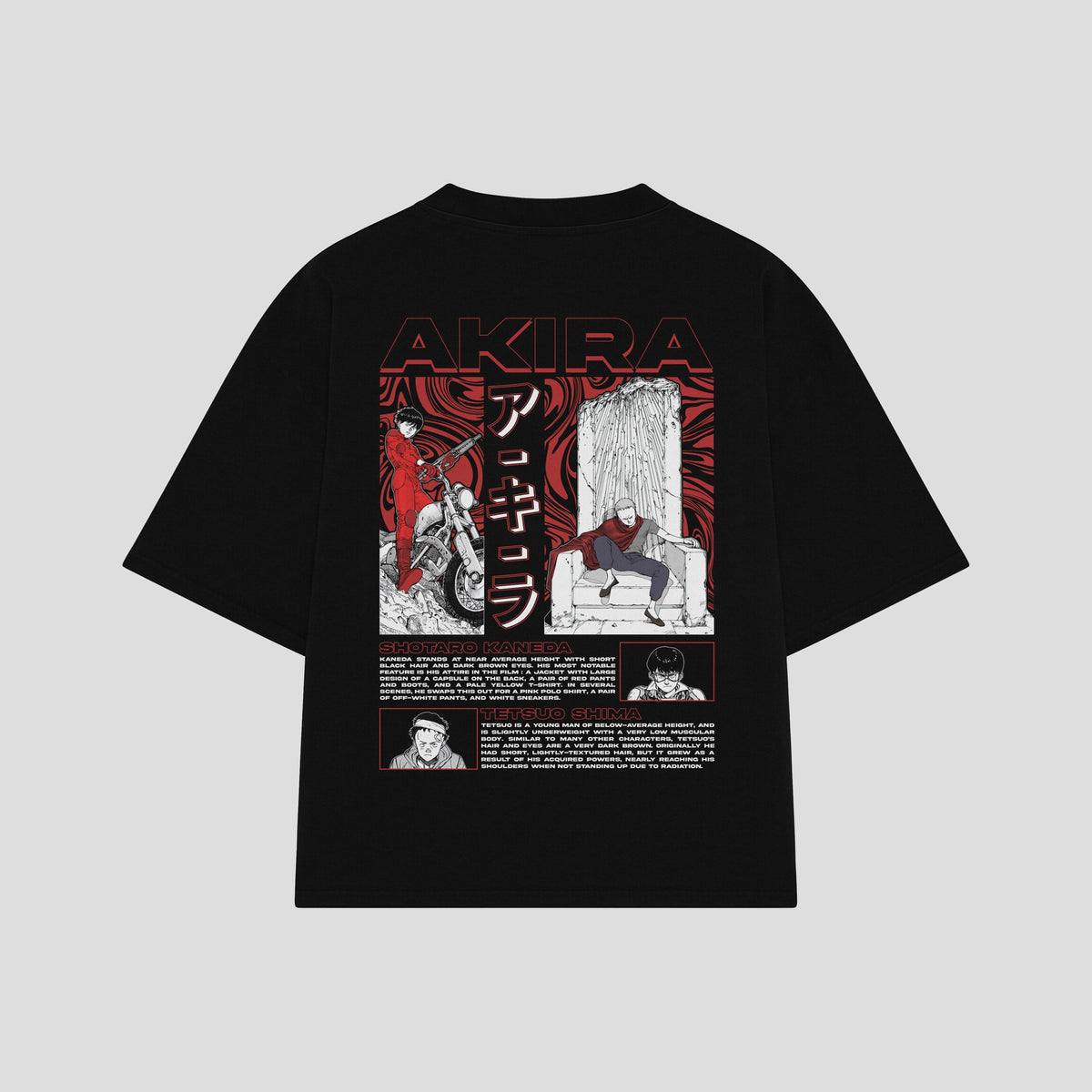 Playera streetwear premium de anime y gaming ExtraLife MX, corte oversized drop shoulder ligero y fresco en color Deep Black y Off-White, moda urbana mexicana de culto.