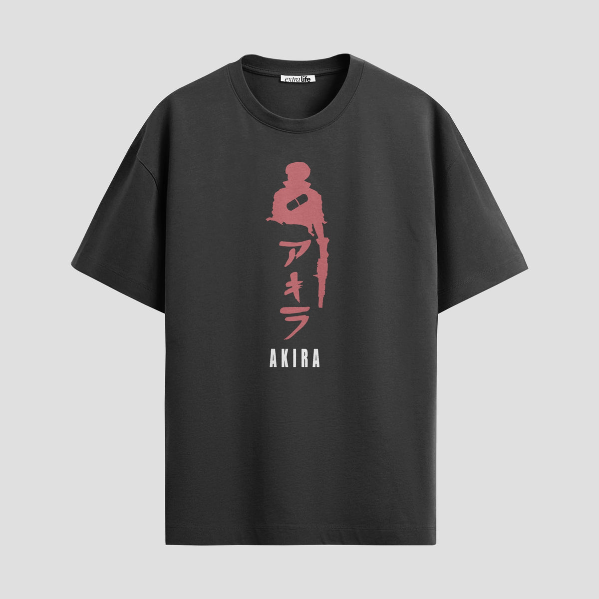 Playera urbana de anime y gaming ExtraLife MX, corte Classic Premium unisex ligero y transpirable en color Deep Black y Pure White, ropa de uso diario para gym y casual.
