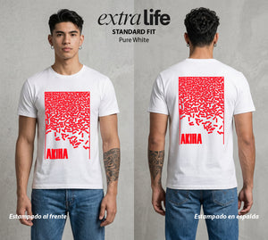 Neo Tokyo | Las Pastillas del Caos #00027 - Playera Standard Fit | Pure White - Foto en modelo