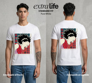 Neo Tokyo | El Poder sin Control #00028 - Playera Standard Fit | Pure White - Foto en modelo