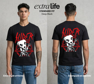 La Isla del Descanso | Concierto bajo las Estrellas #00043 - Playera Standard Fit | Deep Black - Foto en modelo