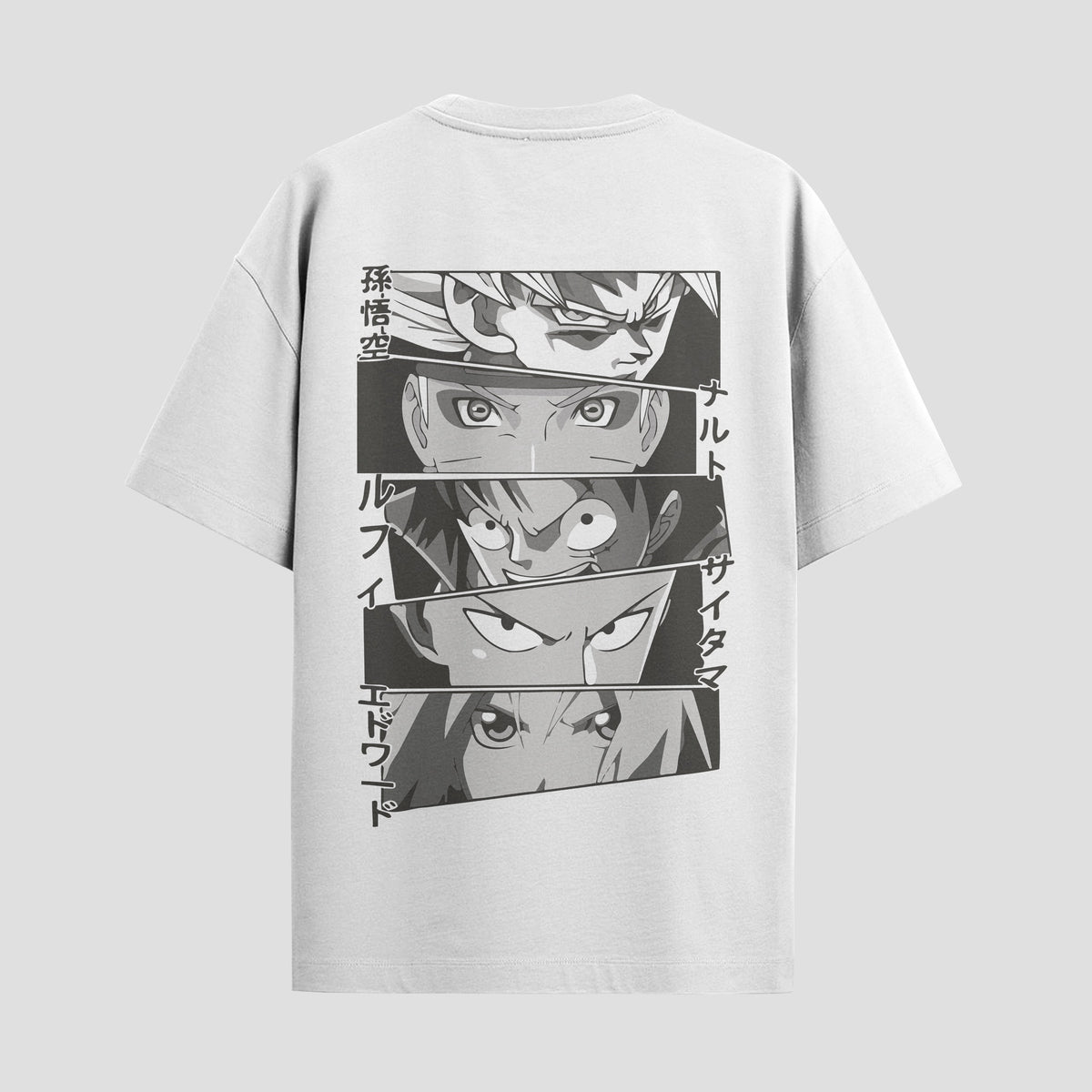 Playera urbana de anime y gaming ExtraLife MX, corte Classic Premium unisex ligero y transpirable en color Deep Black y Pure White, ropa de uso diario para gym y casual.