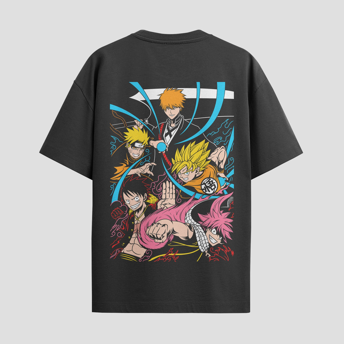 Playera urbana de anime y gaming ExtraLife MX, corte Classic Premium unisex ligero y transpirable en color Deep Black y Pure White, ropa de uso diario para gym y casual.
