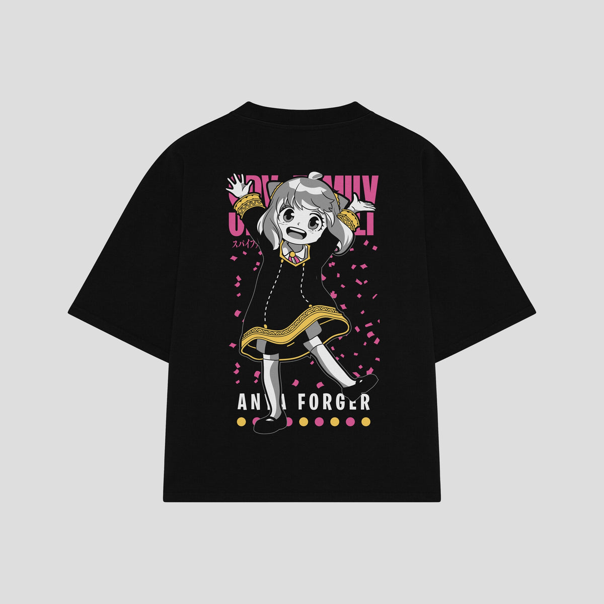 Playera streetwear premium de anime y gaming ExtraLife MX, corte oversized drop shoulder ligero y fresco en color Deep Black y Off-White, moda urbana mexicana de culto.