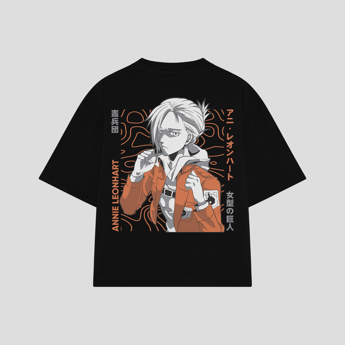 Playera streetwear premium de anime y gaming ExtraLife MX, corte oversized drop shoulder ligero y fresco en color Deep Black y Off-White, moda urbana mexicana de culto.