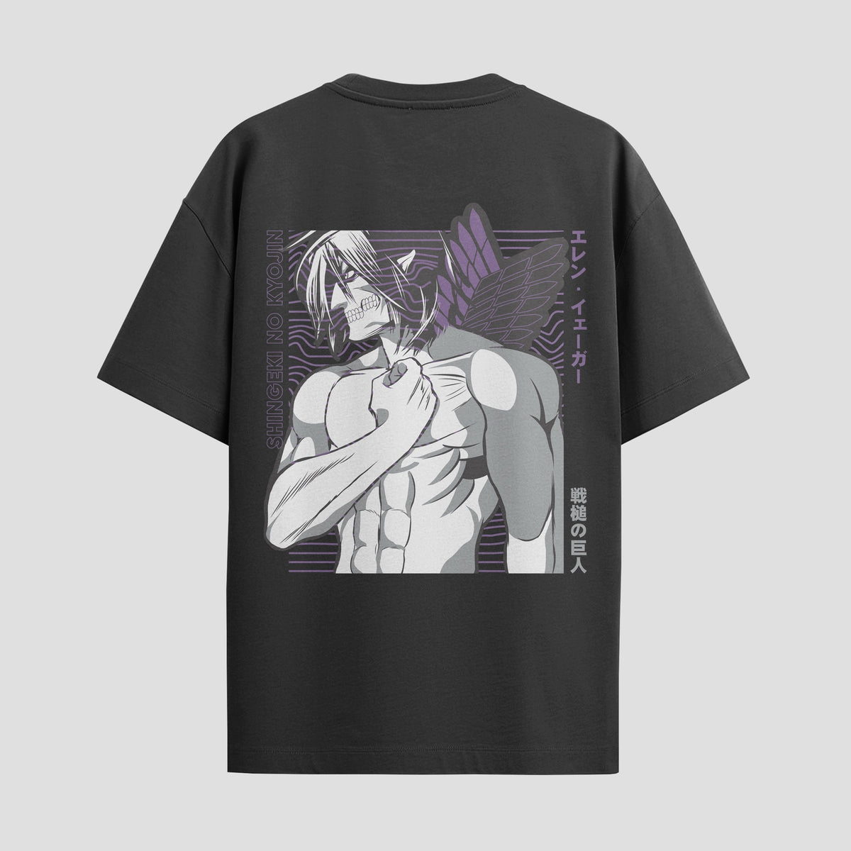 Playera urbana de anime y gaming ExtraLife MX, corte Classic Premium unisex ligero y transpirable en color Deep Black y Pure White, ropa de uso diario para gym y casual.