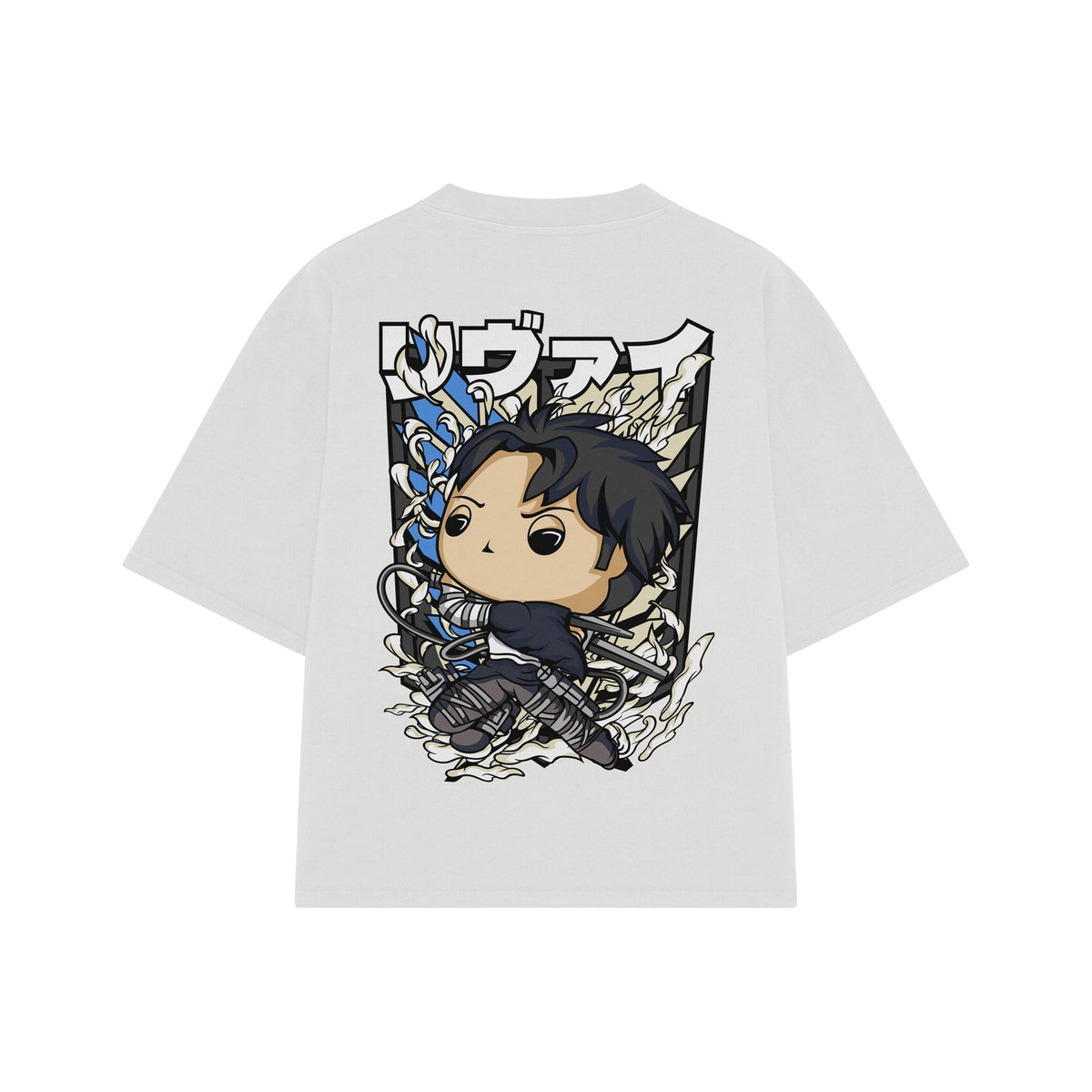 Playera streetwear premium de anime y gaming ExtraLife MX, corte oversized drop shoulder ligero y fresco en color Deep Black y Off-White, moda urbana mexicana de culto.