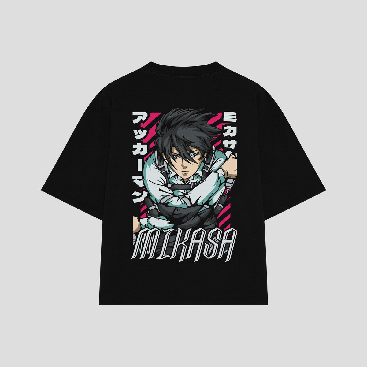 Playera streetwear premium de anime y gaming ExtraLife MX, corte oversized drop shoulder ligero y fresco en color Deep Black y Off-White, moda urbana mexicana de culto.