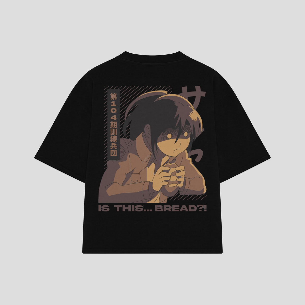 Playera streetwear premium de anime y gaming ExtraLife MX, corte oversized drop shoulder ligero y fresco en color Deep Black y Off-White, moda urbana mexicana de culto.