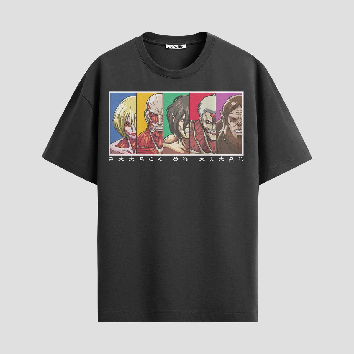 Playera urbana de anime y gaming ExtraLife MX, corte Classic Premium unisex ligero y transpirable en color Deep Black y Pure White, ropa de uso diario para gym y casual.