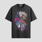 Playera urbana de anime y gaming ExtraLife MX, corte Classic Premium unisex ligero y transpirable en color Deep Black y Pure White, ropa de uso diario para gym y casual.