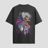 Playera urbana de anime y gaming ExtraLife MX, corte Classic Premium unisex ligero y transpirable en color Deep Black y Pure White, ropa de uso diario para gym y casual.