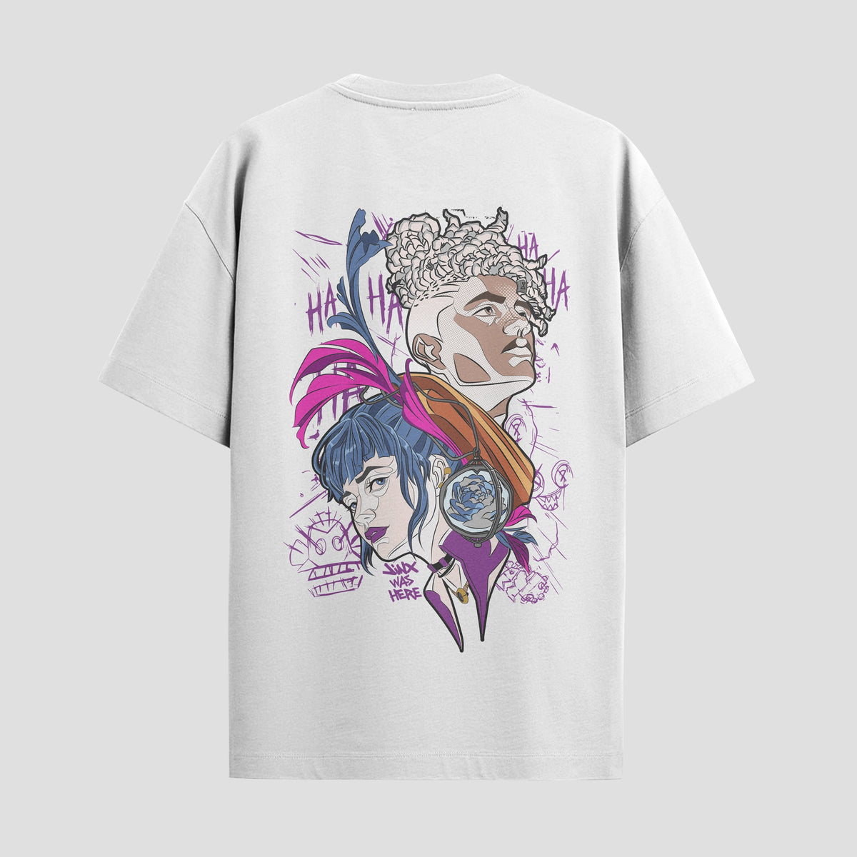 Playera urbana de anime y gaming ExtraLife MX, corte Classic Premium unisex ligero y transpirable en color Deep Black y Pure White, ropa de uso diario para gym y casual.