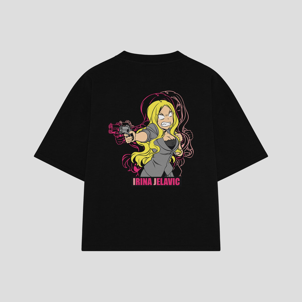 Playera streetwear premium de anime y gaming ExtraLife MX, corte oversized drop shoulder ligero y fresco en color Deep Black y Off-White, moda urbana mexicana de culto.