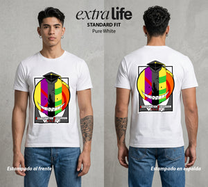 La Clase del Pulpo | El Mach 20 del Aula #00153 - Playera Standard Fit | Pure White - Foto en modelo
