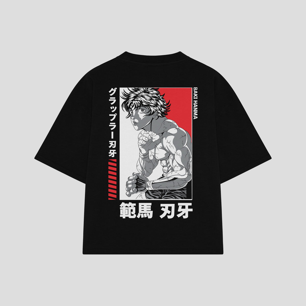 Playera streetwear premium de anime y gaming ExtraLife MX, corte oversized drop shoulder ligero y fresco en color Deep Black y Off-White, moda urbana mexicana de culto.