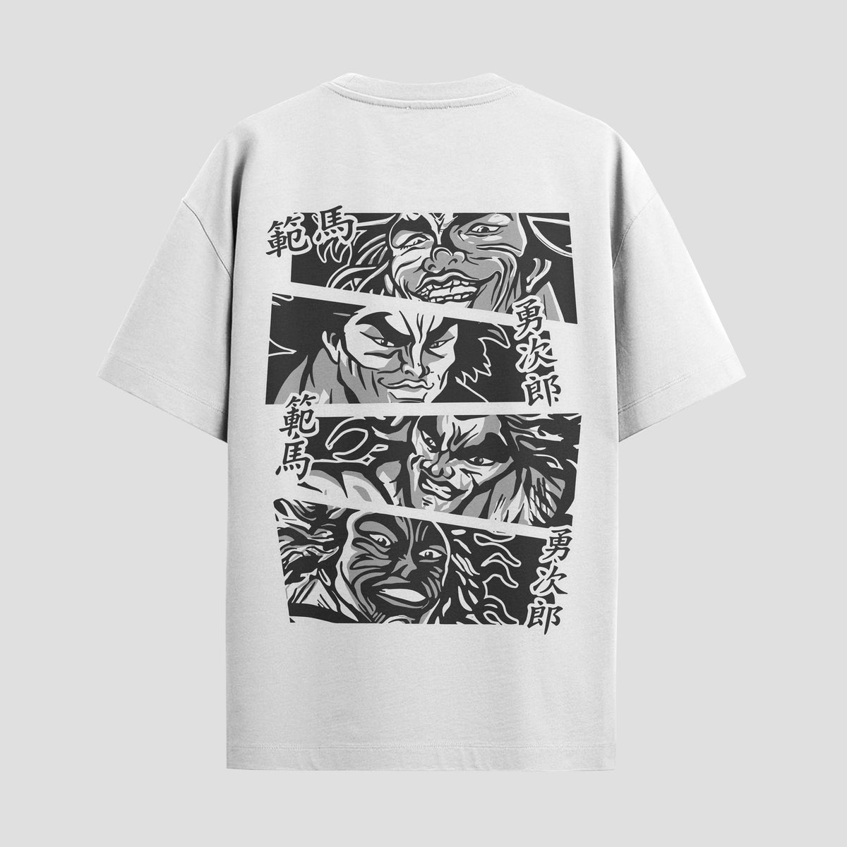 Playera urbana de anime y gaming ExtraLife MX, corte Classic Premium unisex ligero y transpirable en color Deep Black y Pure White, ropa de uso diario para gym y casual.