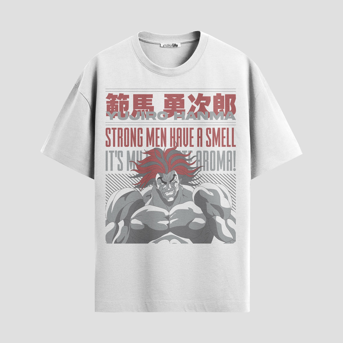 Playera urbana de anime y gaming ExtraLife MX, corte Classic Premium unisex ligero y transpirable en color Deep Black y Pure White, ropa de uso diario para gym y casual.