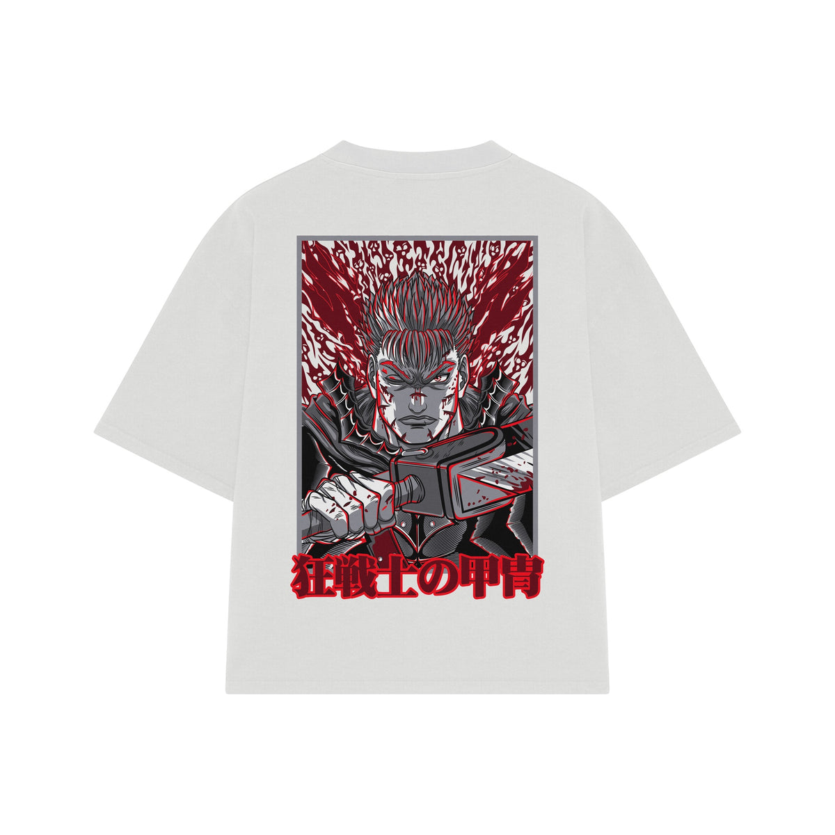 Playera streetwear premium de anime y gaming ExtraLife MX, corte oversized drop shoulder ligero y fresco en color Deep Black y Off-White, moda urbana mexicana de culto.