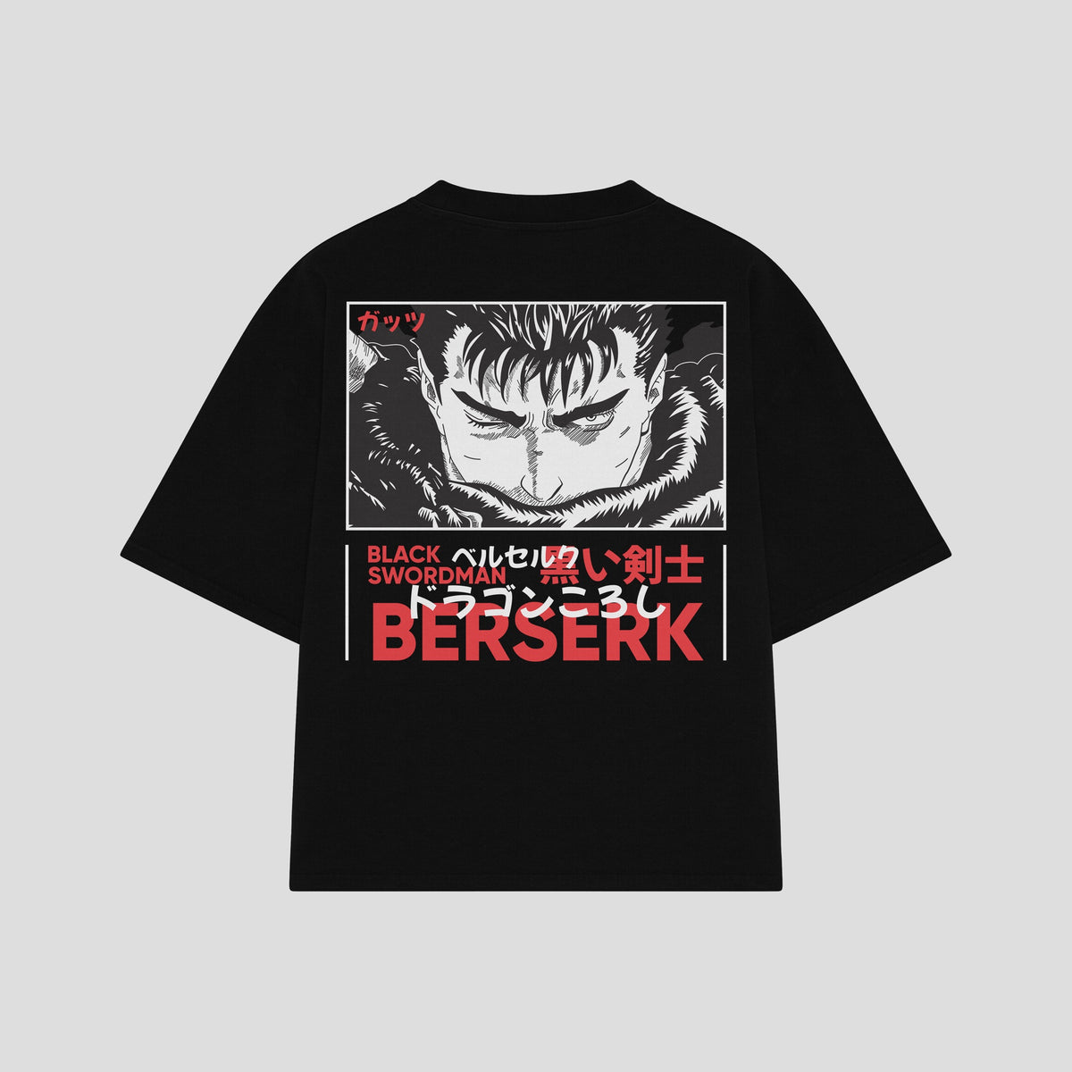 Playera streetwear premium de anime y gaming ExtraLife MX, corte oversized drop shoulder ligero y fresco en color Deep Black y Off-White, moda urbana mexicana de culto.