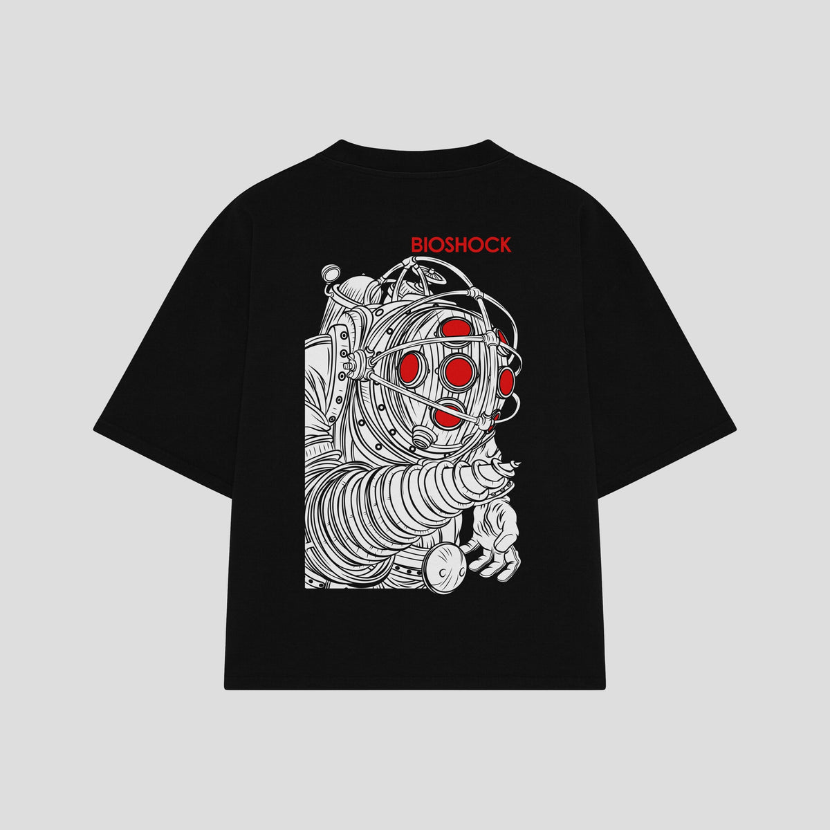 Playera streetwear premium de anime y gaming ExtraLife MX, corte oversized drop shoulder ligero y fresco en color Deep Black y Off-White, moda urbana mexicana de culto.