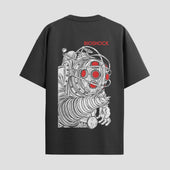 Playera urbana de anime y gaming ExtraLife MX, corte Classic Premium unisex ligero y transpirable en color Deep Black y Pure White, ropa de uso diario para gym y casual.
