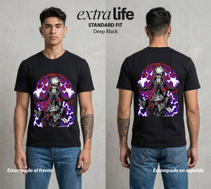 El Trebol Magico | El Maestro del Hielo #00237 - Playera Standard Fit | Deep Black - Foto en modelo