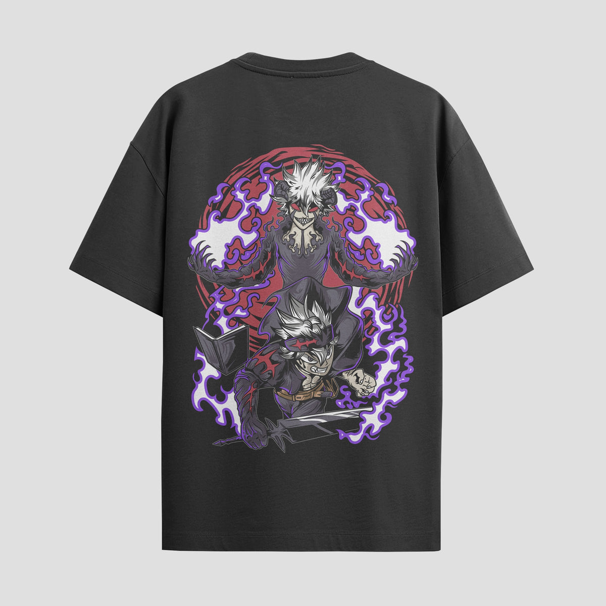 Playera urbana de anime y gaming ExtraLife MX, corte Classic Premium unisex ligero y transpirable en color Deep Black y Pure White, ropa de uso diario para gym y casual.