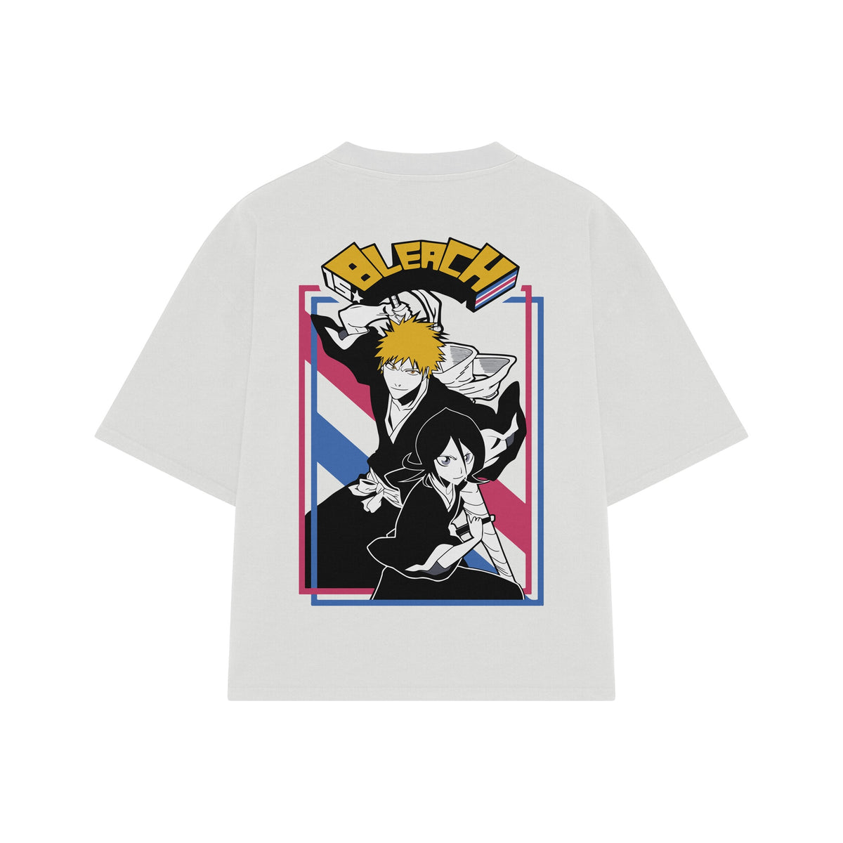 Playera streetwear premium de anime y gaming ExtraLife MX, corte oversized drop shoulder ligero y fresco en color Deep Black y Off-White, moda urbana mexicana de culto.