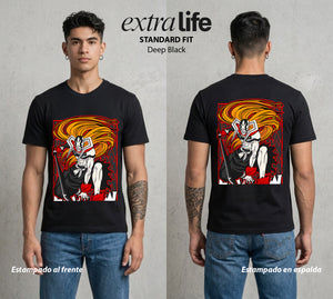 El Mundo de las Almas | El Sustituto del Alma #00256 - Playera Standard Fit | Deep Black - Foto en modelo