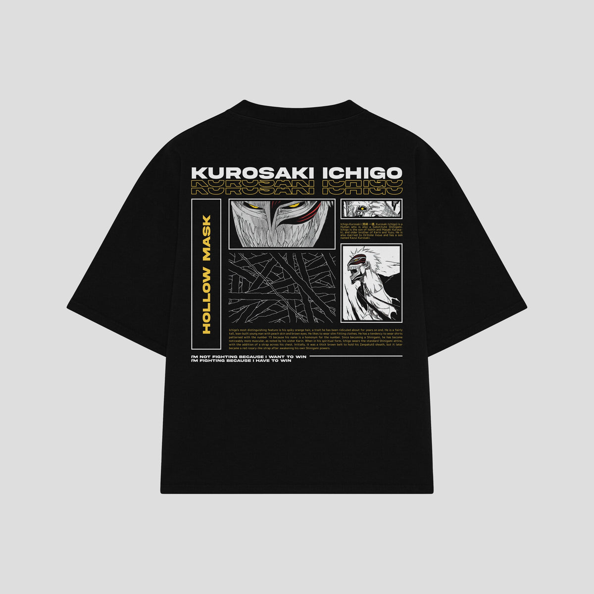 Playera streetwear premium de anime y gaming ExtraLife MX, corte oversized drop shoulder ligero y fresco en color Deep Black y Off-White, moda urbana mexicana de culto.