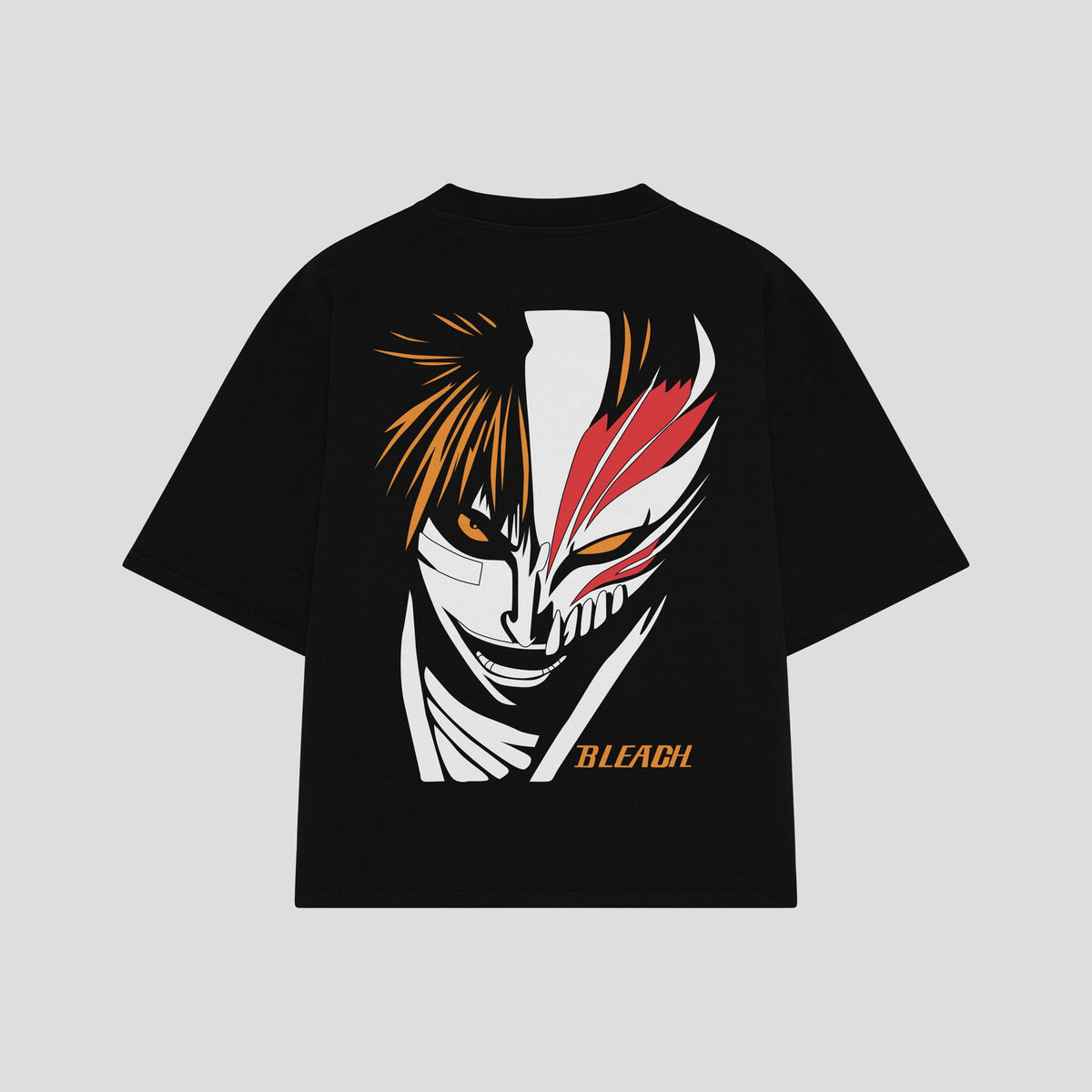 Playera streetwear premium de anime y gaming ExtraLife MX, corte oversized drop shoulder ligero y fresco en color Deep Black y Off-White, moda urbana mexicana de culto.