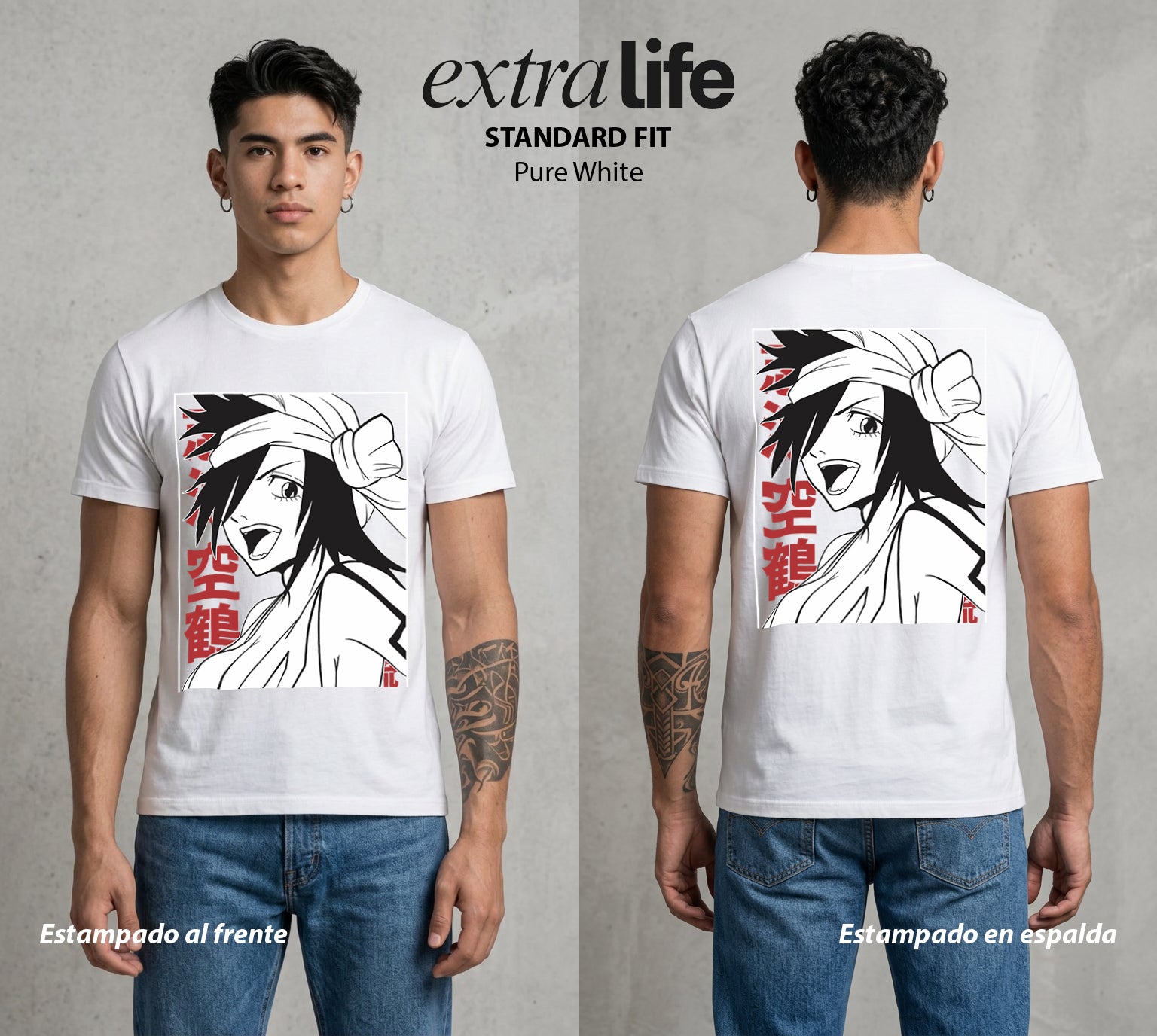 El Mundo de las Almas | Las Almas sin Descanso #00287 - Playera Standard Fit | Pure White - Foto en modelo
