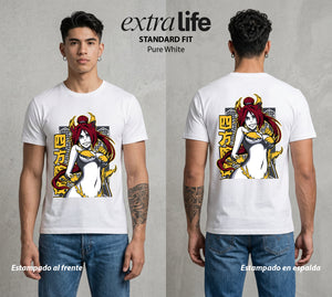 El Mundo de las Almas | La Diosa del Flash #00293 - Playera Standard Fit | Pure White - Foto en modelo