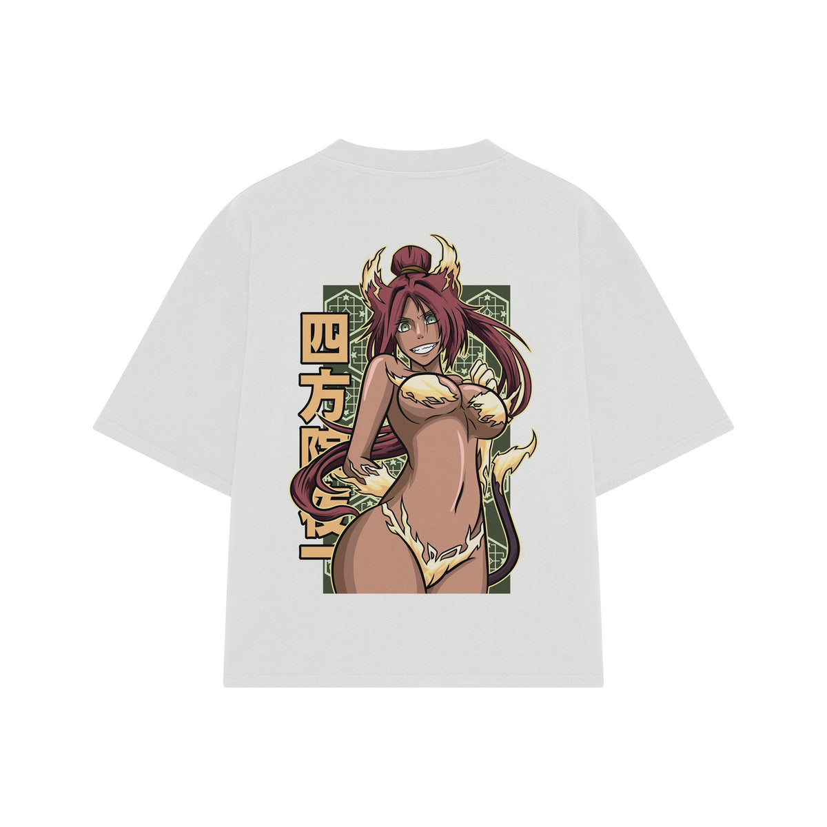 Playera streetwear premium de anime y gaming ExtraLife MX, corte oversized drop shoulder ligero y fresco en color Deep Black y Off-White, moda urbana mexicana de culto.