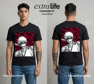 El Mundo de las Almas | Las Almas sin Descanso #00295 - Playera Standard Fit | Deep Black - Foto en modelo